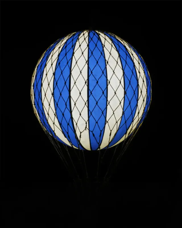 Luftballong - Royal Aero LED, Blue Stars