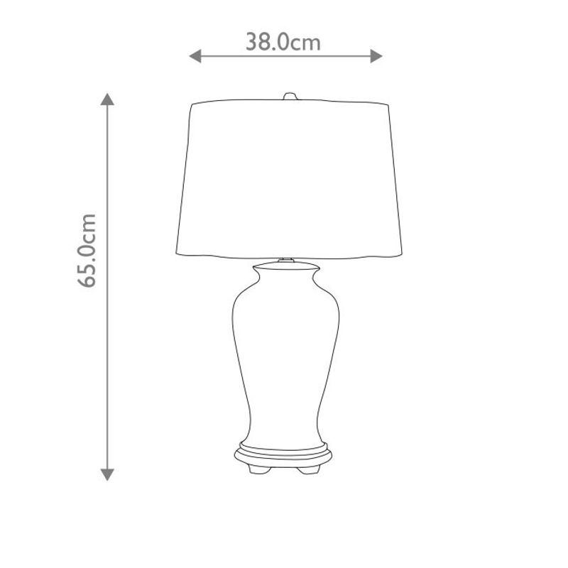 Ying - Bordlampe m/skjerm