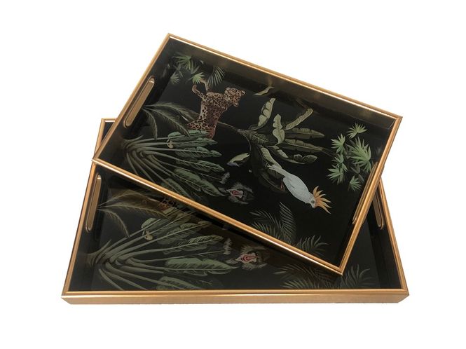 Hovedbilde Tray Jungle Large - Serveringbrett m/håndtak