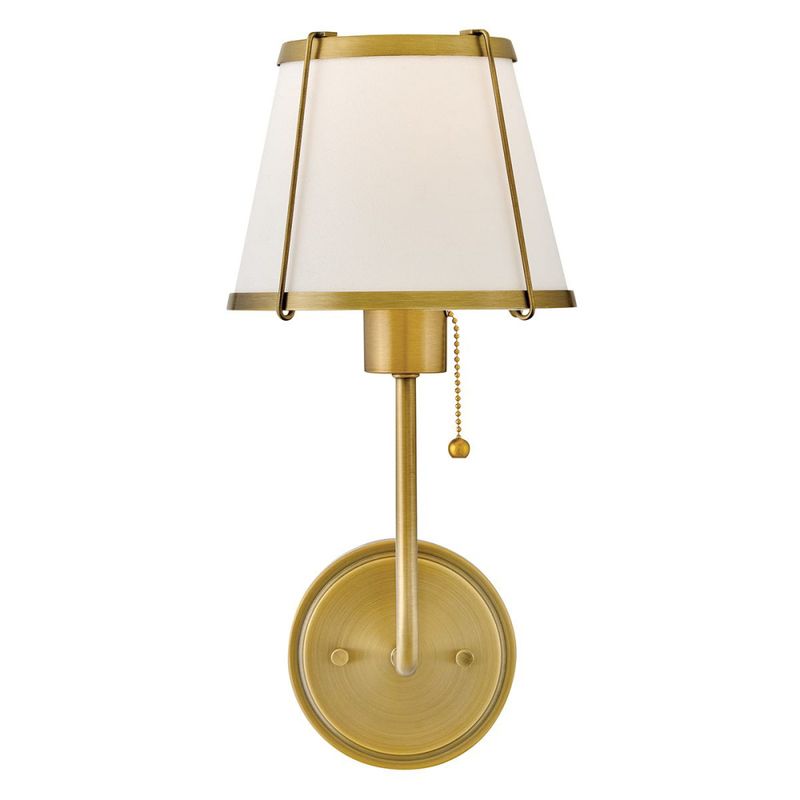 Clarke - Vegglampe i mørk messing