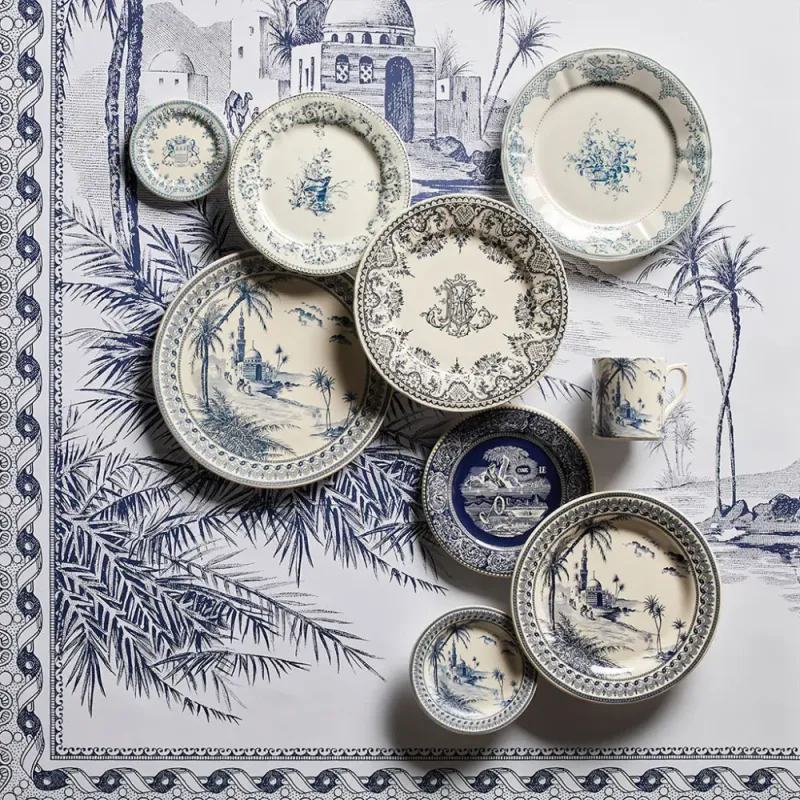 Gien | Depareillees Bleu Fleurs frokosttallerken 23 cm