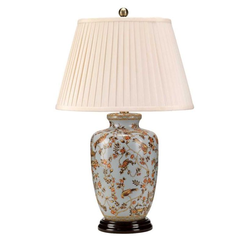 Gold Birds - Bordlampe m/skjerm