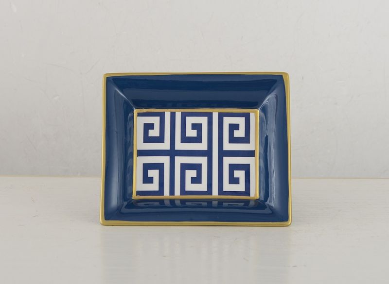 Greek Key Tray - Keramisk fat