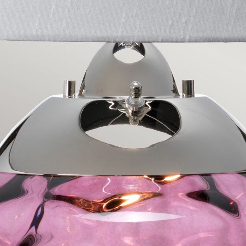 Samara - Bordlampe i glass m/skjerm